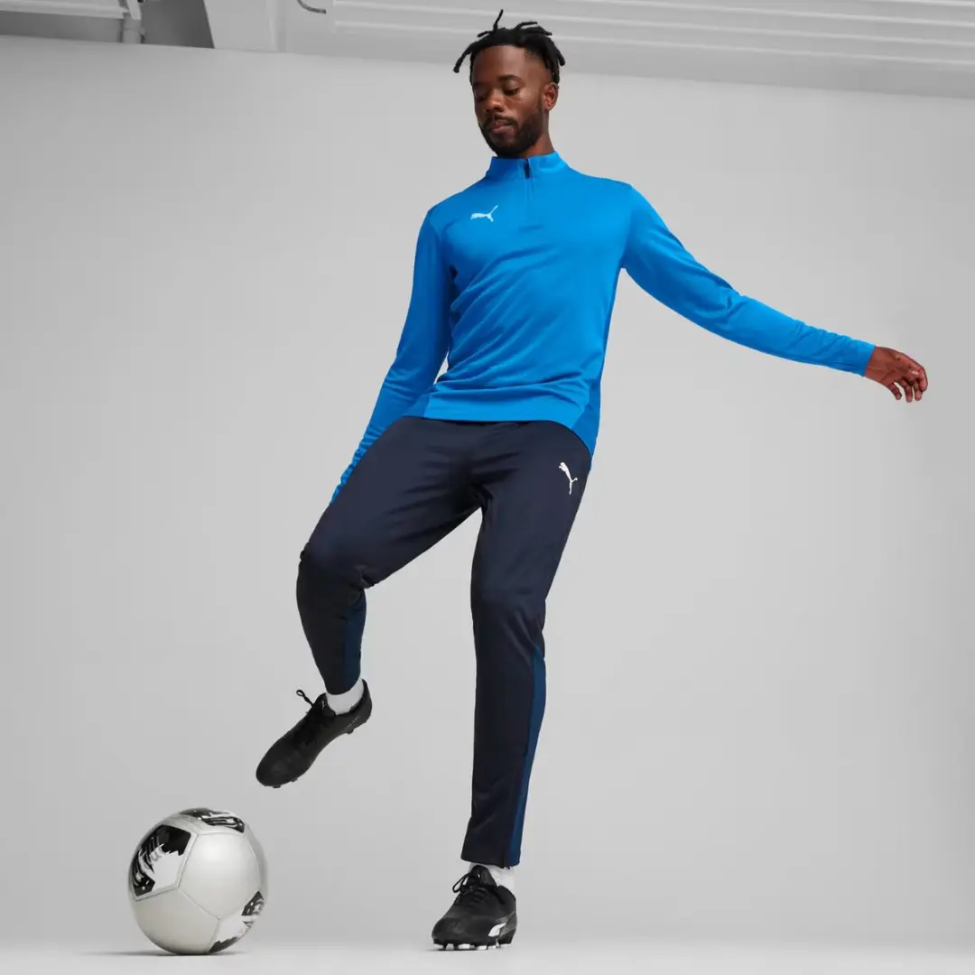 PUMA TeamGoal Training 1/4 Zip Top Sweater - Blauw XXL