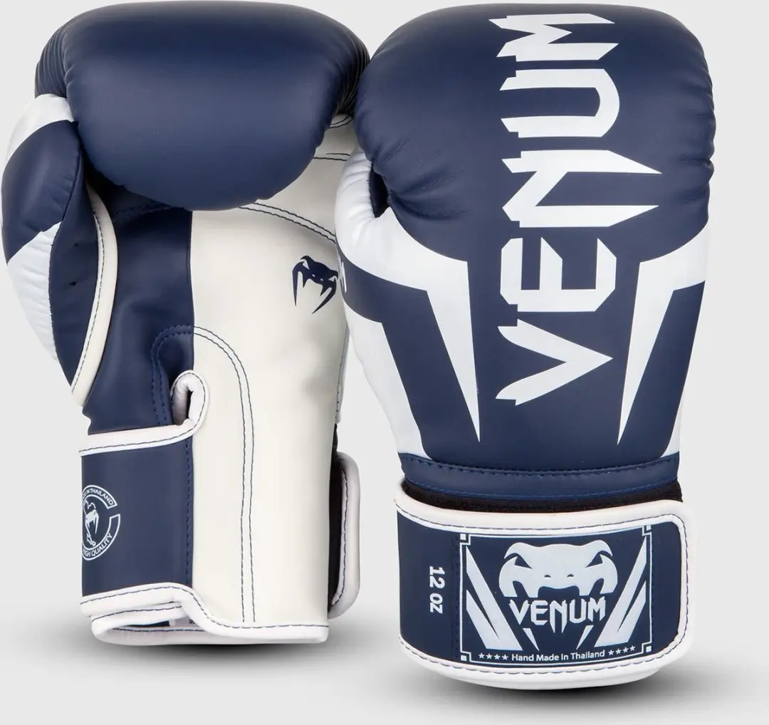 Venum Elite Bokshandschoenen 12 oz - Navy/Wit