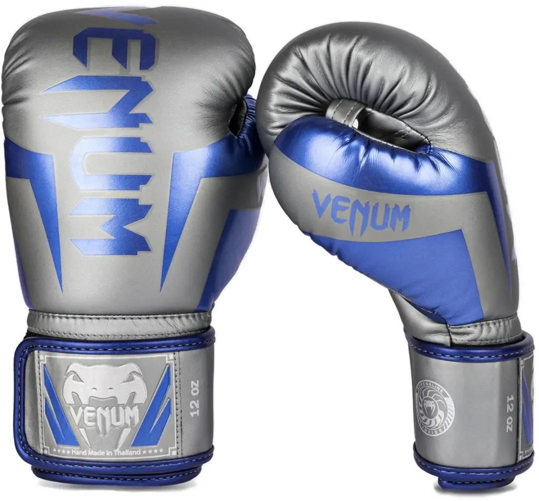 Venum Elite Bokshandschoenen 10 OZ - Grijs Blauw - afbeelding 6 van 6