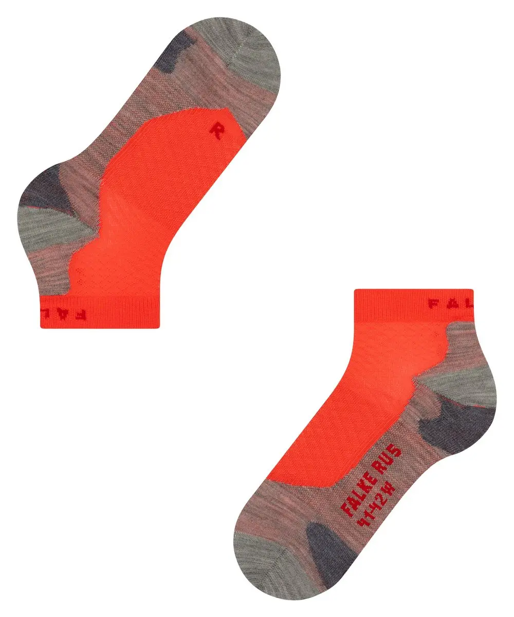 Falke RU5 Short Hardloopsokken Dames - Rood - Maat 37/38