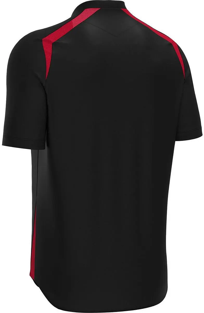 Macron Wyrm Shirt Heren - S - Zwart/Rood - afbeelding 6 van 6