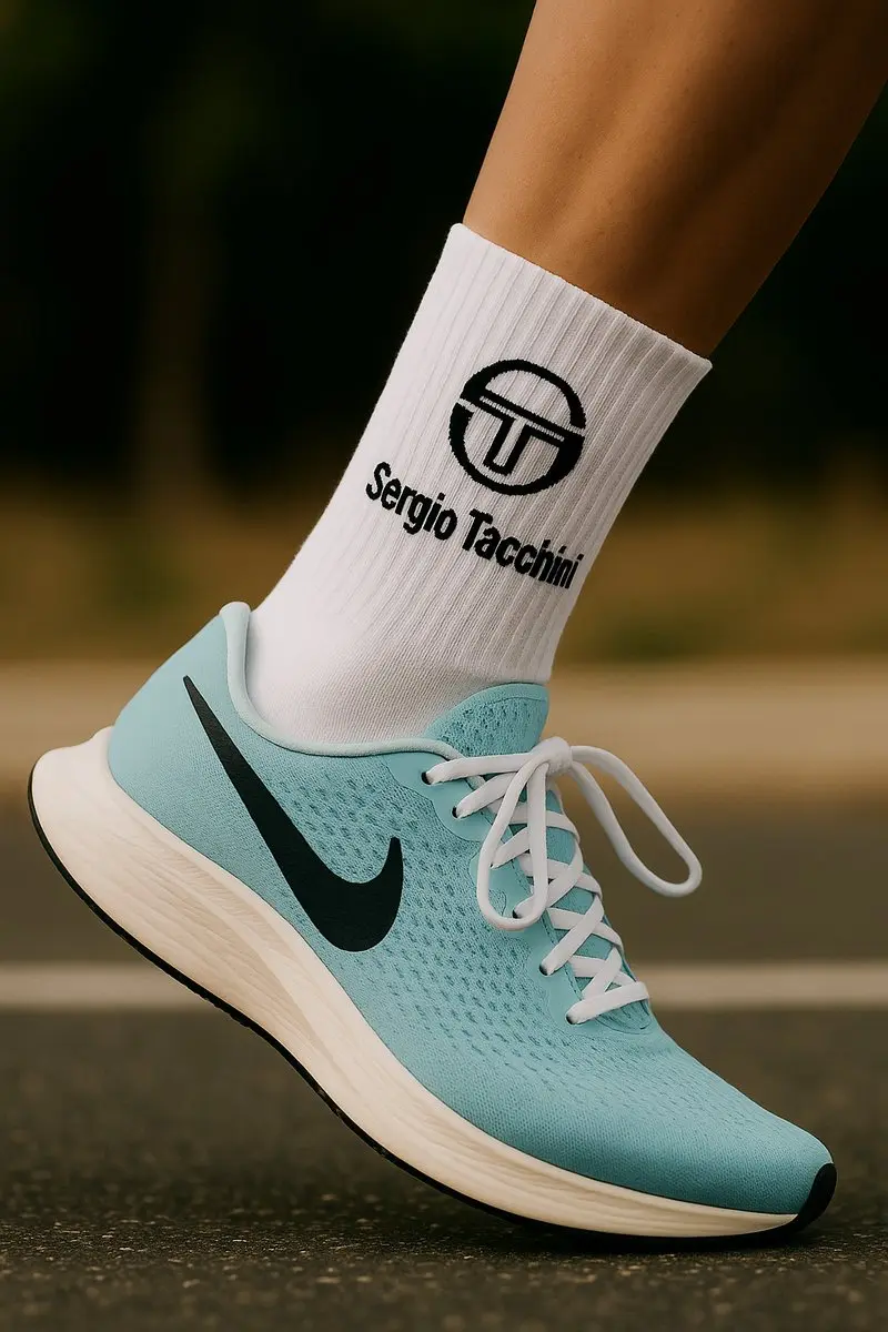Sergio Tacchini Unisex Sportsokken 12 Stuks - Wit