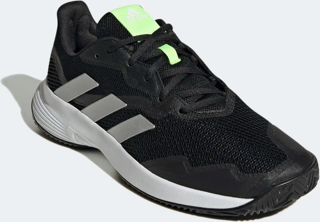 adidas CourtJam Control GW4225 Sportschoenen - 45 1/3 - Zwart/Zilver - afbeelding 6 van 6