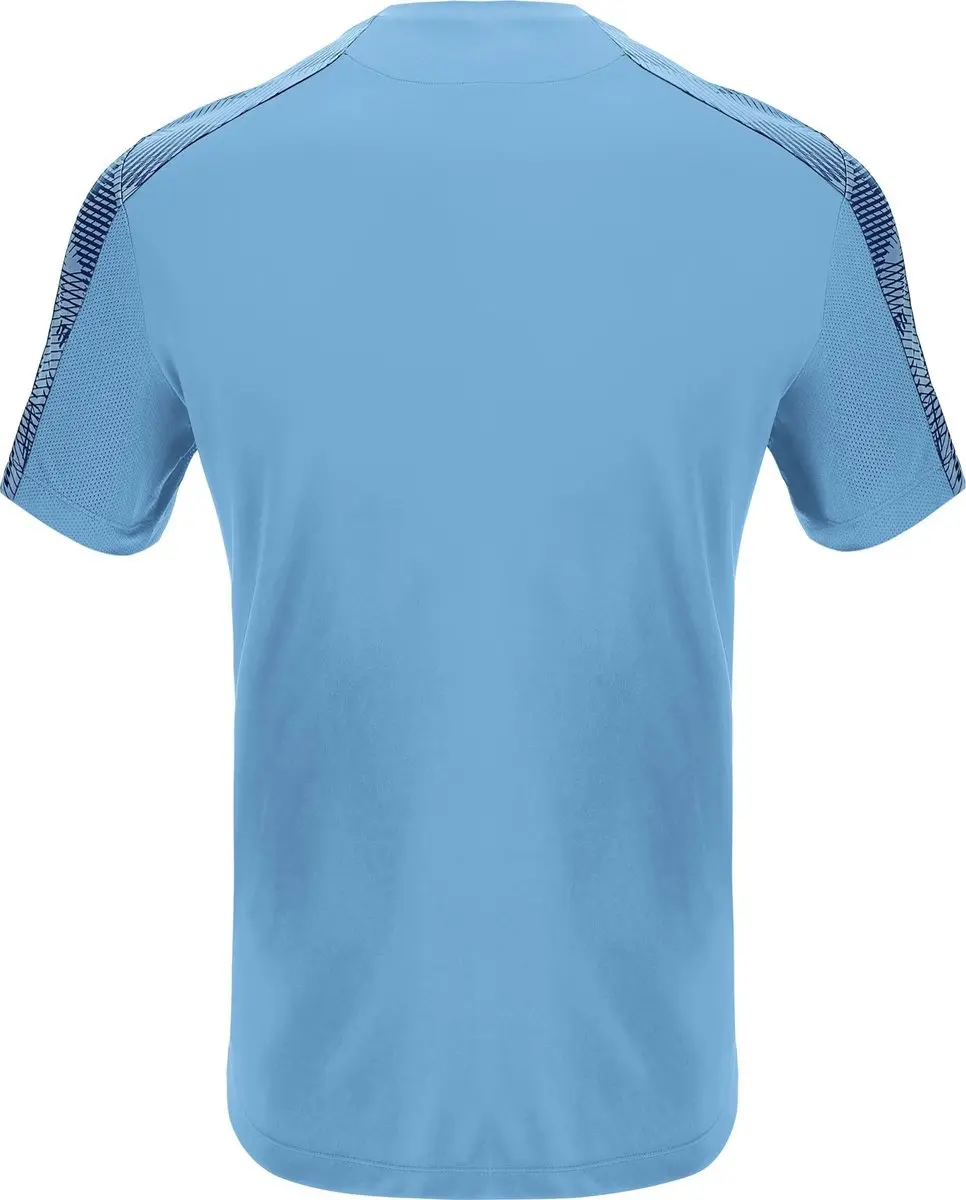 Macron Gede Shirt Korte Mouw Heren - Hemelsblauw S