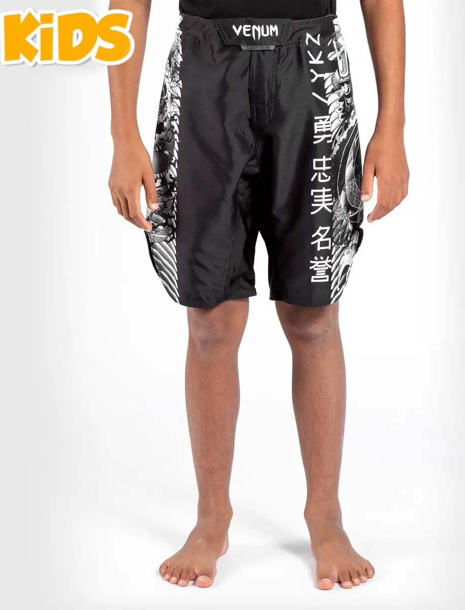 Venum YKZ21 Fight Shorts Kinder 164cm - Zwart/Wit