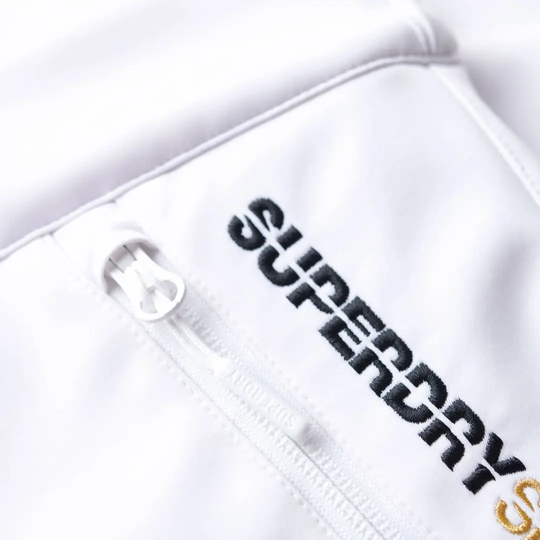 Superdry Softshell Slim Wintersportbroek WS110157A-04C - Maat 40 - Wit