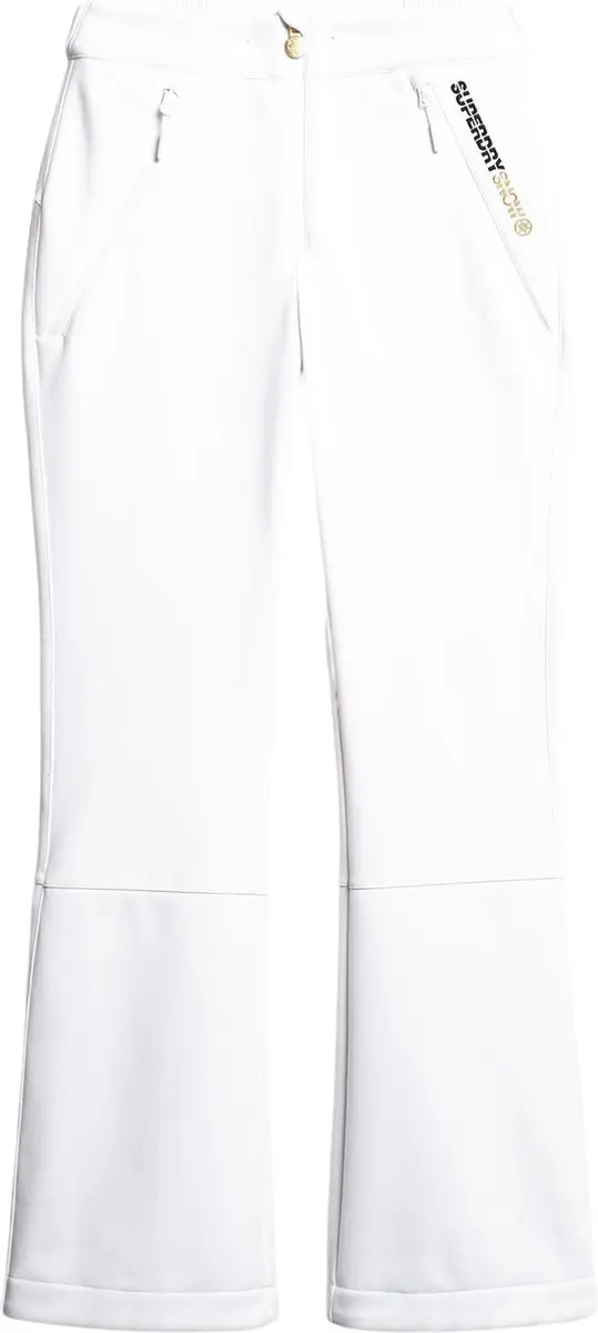 Superdry Softshell Slim Wintersportbroek WS110157A-04C - Maat 40 - Wit