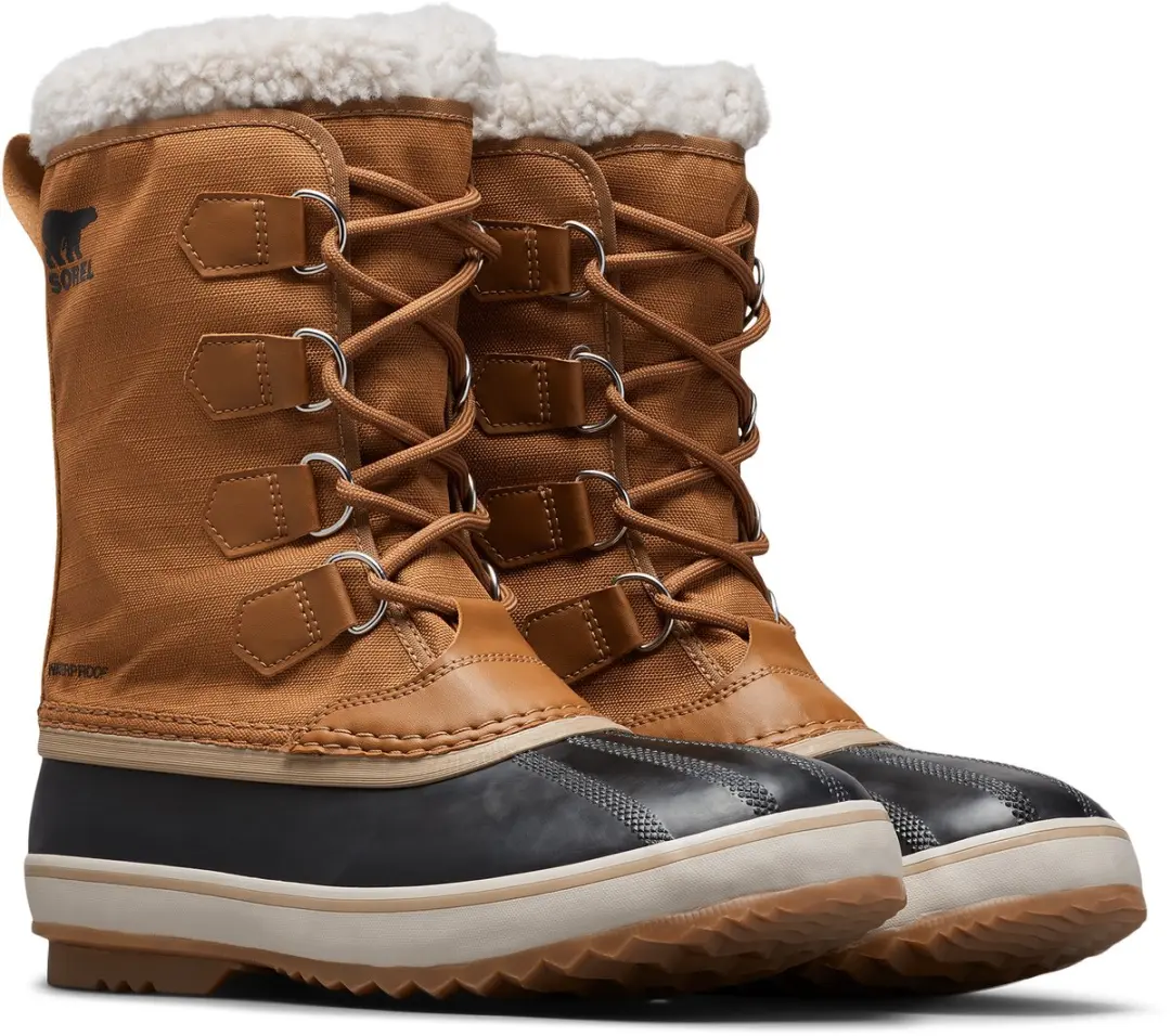 Sorel 1964 PAC Nylon WP Snowboots - Maat 45 - Camel Brown/Black