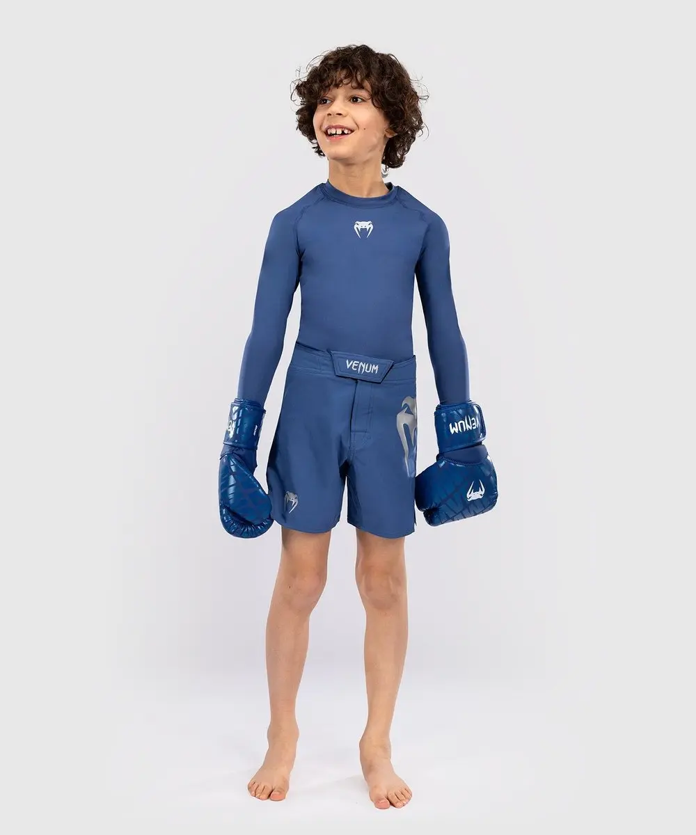Venum Light Kids Fight Shorts 152cm - Blauw - afbeelding 6 van 6