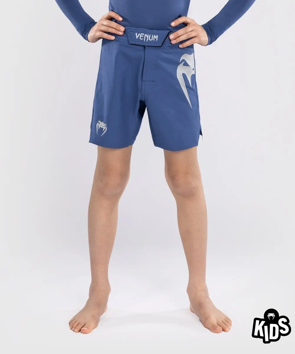 Venum Light Kids Fight Shorts 152cm - Blauw - afbeelding 5 van 6