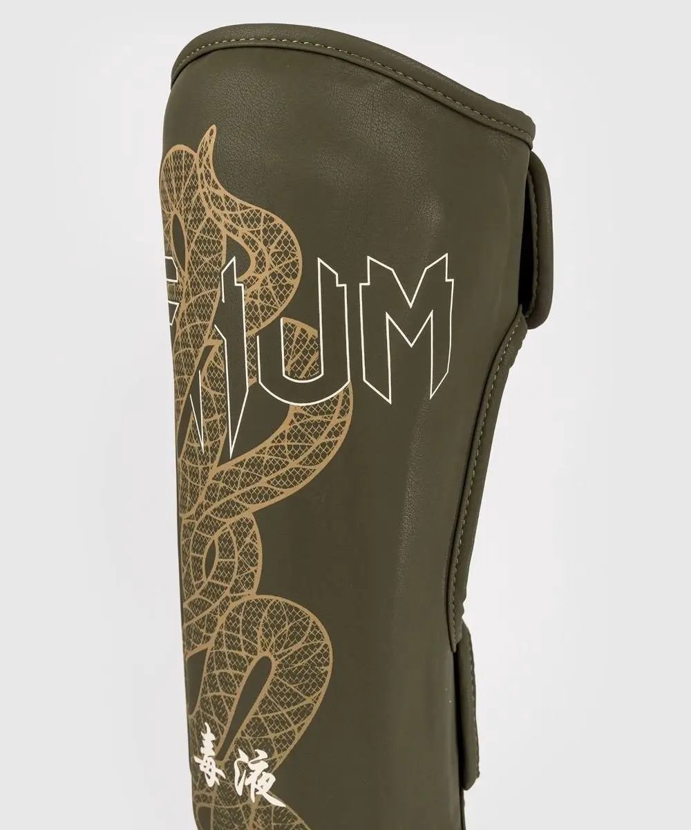 Venum Serpenti Scheenbeschermers XL - Kaki Brons Ivoor