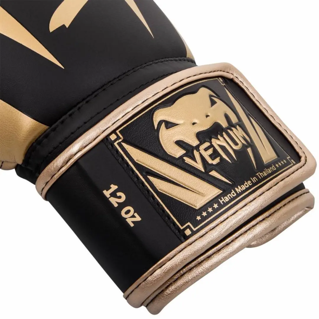 Venum Elite Bokshandschoenen 16 oz - Zwart/Goud
