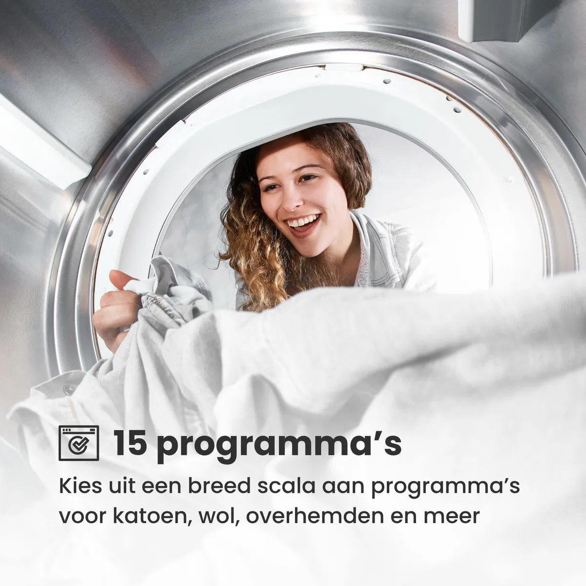 Salora WMH7245 Wasmachine 7kg 1400 RPM - Wit