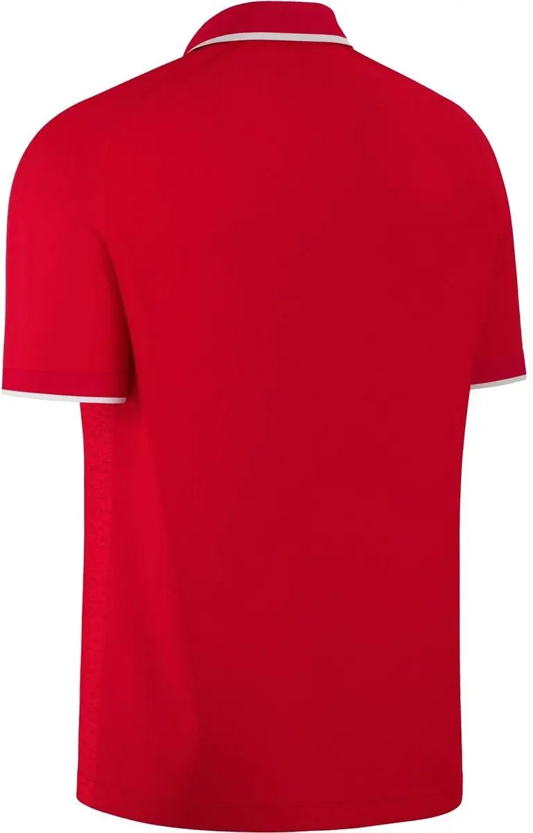 Macron Glory Aulos Polo Kinderen 128 - Rood/Wit