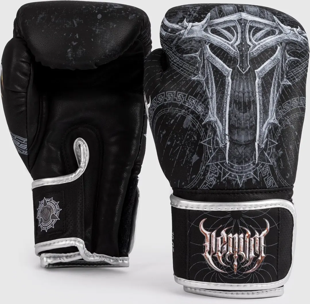 Venum Gladiator 5.0 Bokshandschoenen 12 OZ - Zwart Zilver