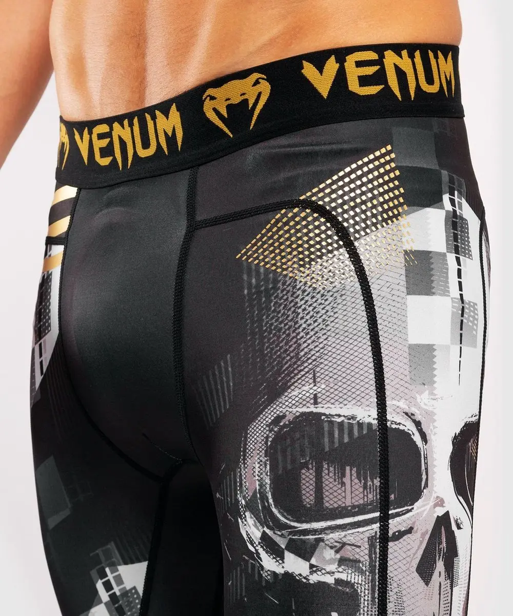 Venum SKULL Legging Spats Zwart Goud - XL