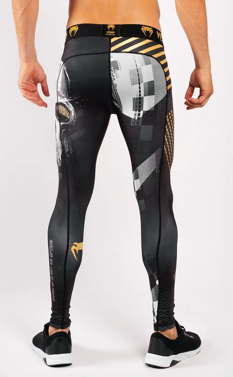 Venum SKULL Legging Spats Zwart Goud - XL