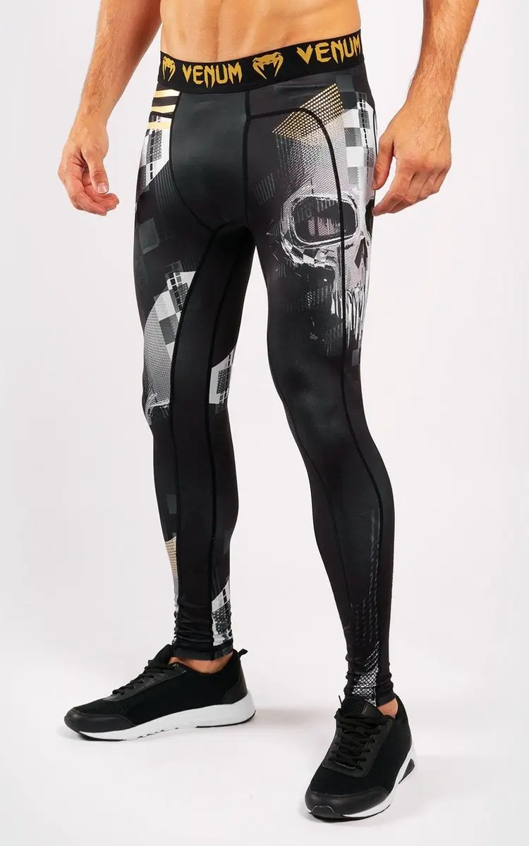 Venum SKULL Legging Spats Zwart Goud