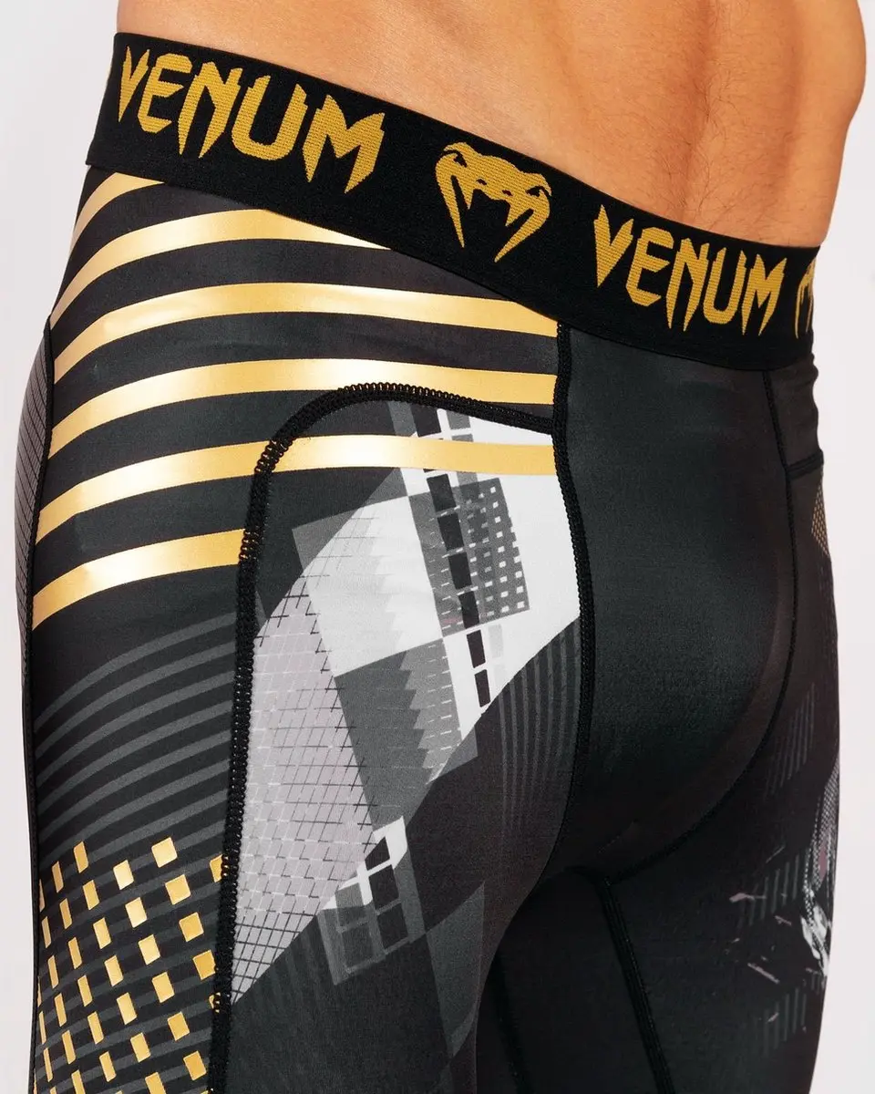 Venum SKULL Legging Spats Zwart Goud - XL