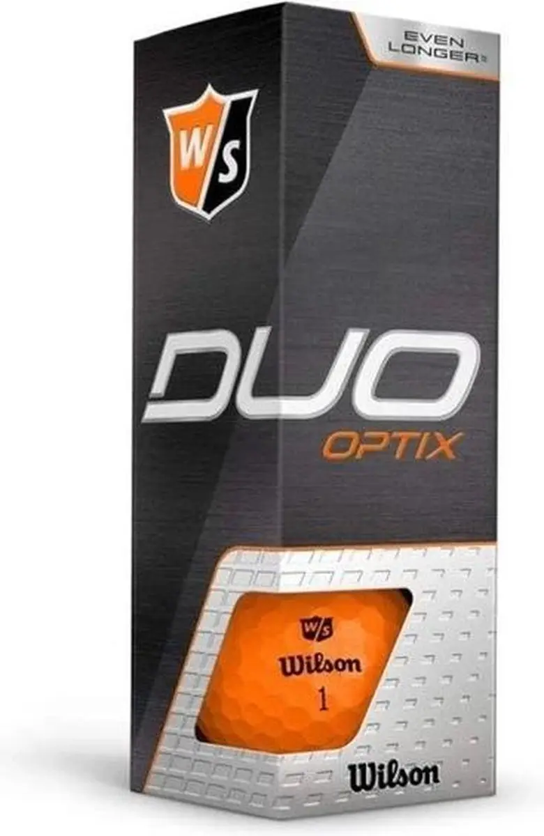 Wilson Staff DUO Soft+ Optix Golfballen - 12 Stuks - Oranje