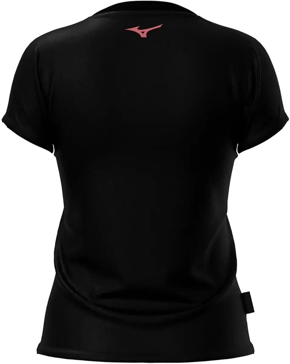 Mizuno Athletic RB V-Neck T-shirt - Zwart S