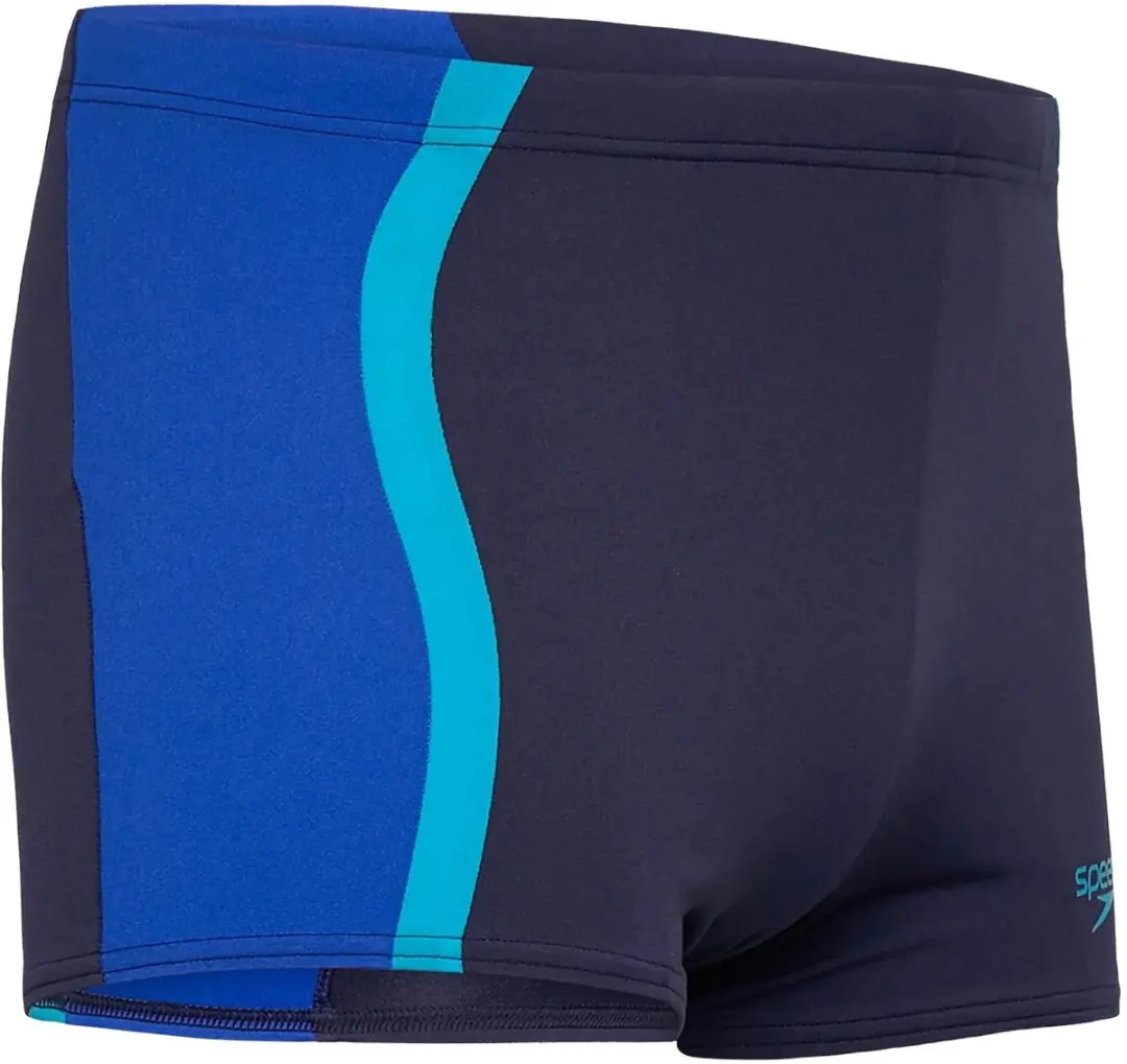 Speedo Solid Splice Aquashort Heren Zwembroek - Marine S
