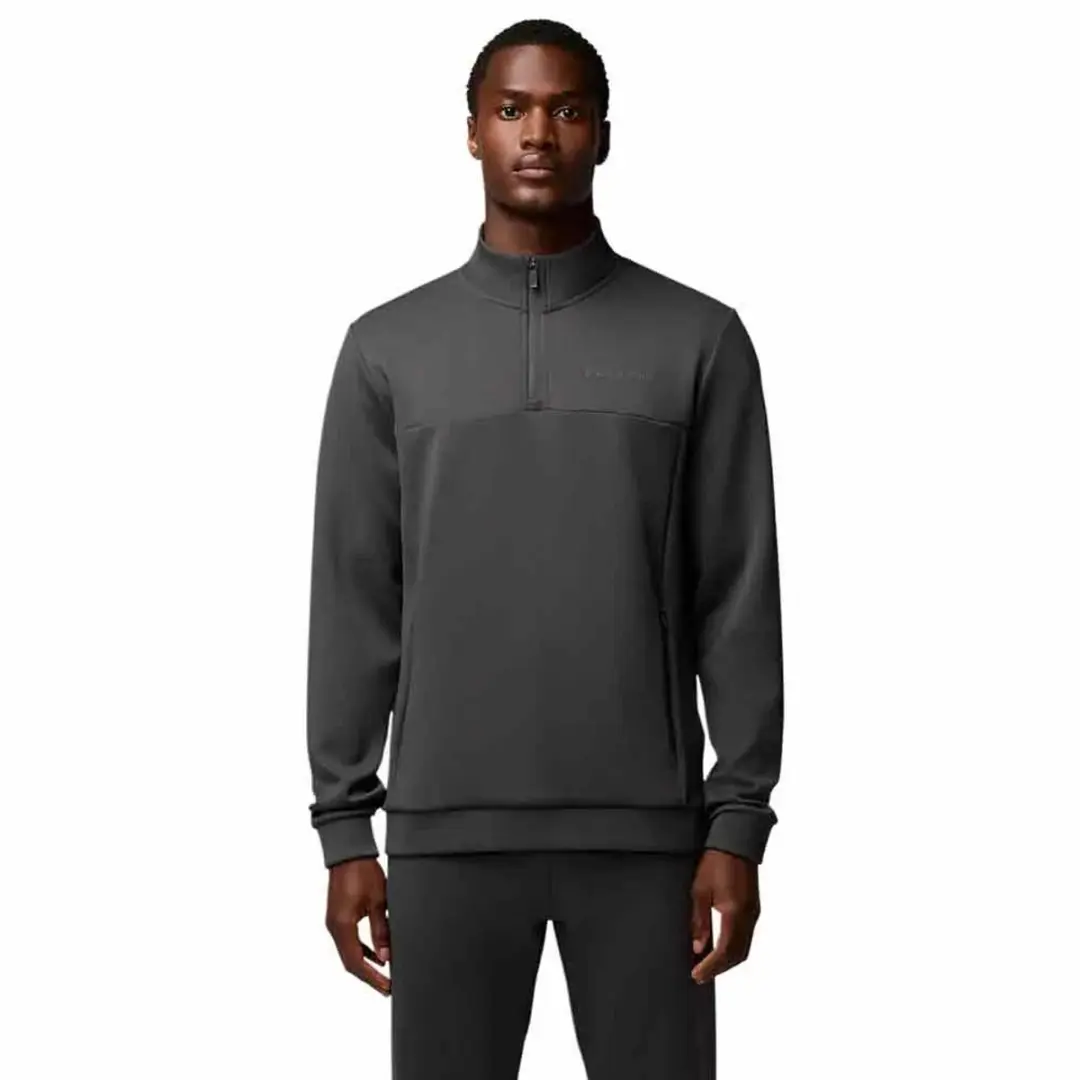 Castore Flex Lifestyle Sweatshirt Met Halve Rits Grijs S Man