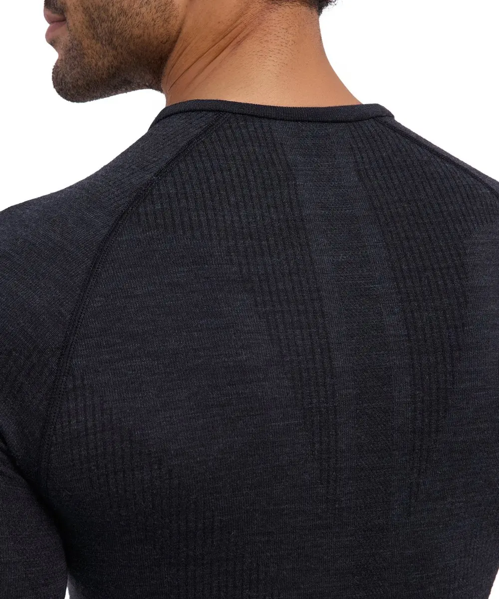Falke Wool-Tech Longsleeve - Heren - Maat L - Zwart