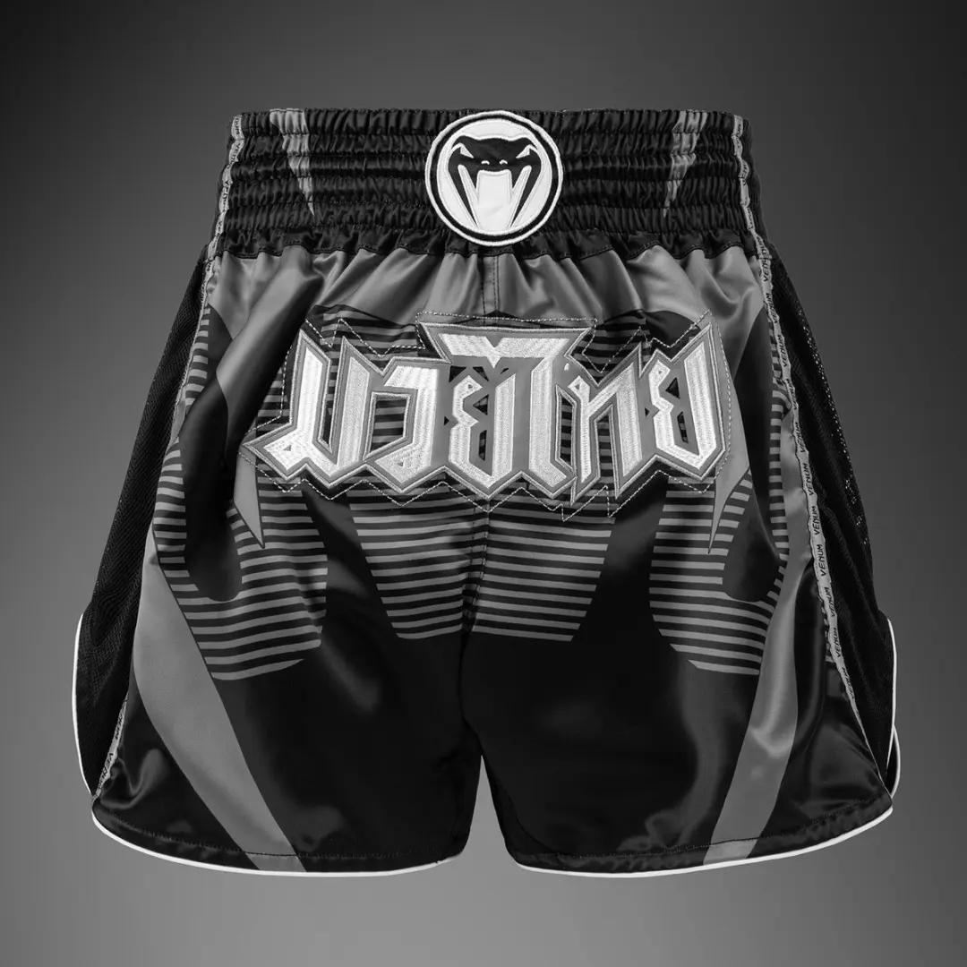 Venum Adrenaline Muay Thai Shorts XL - Zwart/Grijs