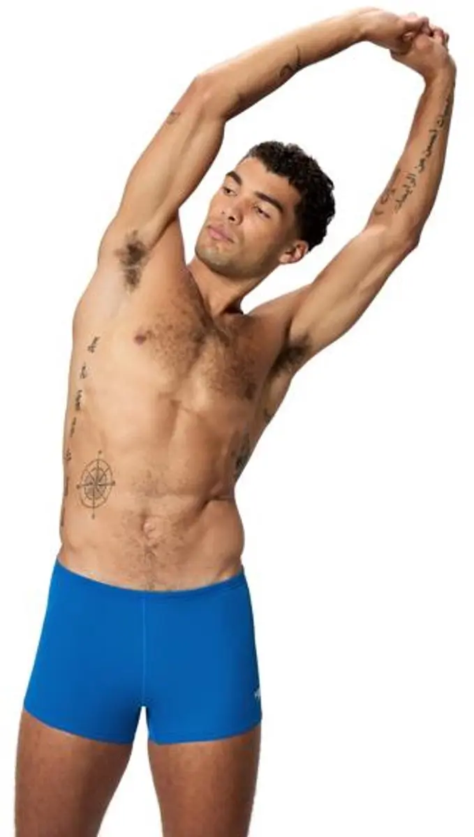 Speedo Endurance+ Logo Aquashort Heren XS - Blauw/Wit