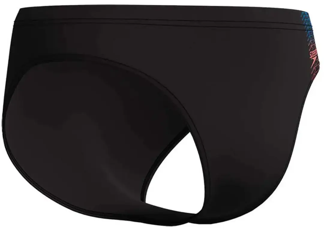 Speedo Medley Logo Zwemslip 26 - Zwart/Néon Coral