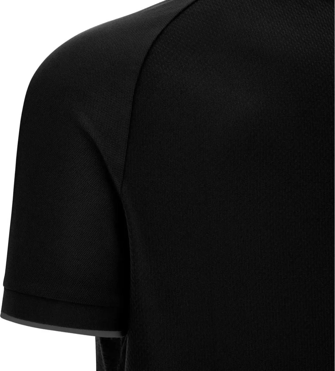 Macron Glory Aulos Polo Kinderen 140 - Zwart/Antraciet