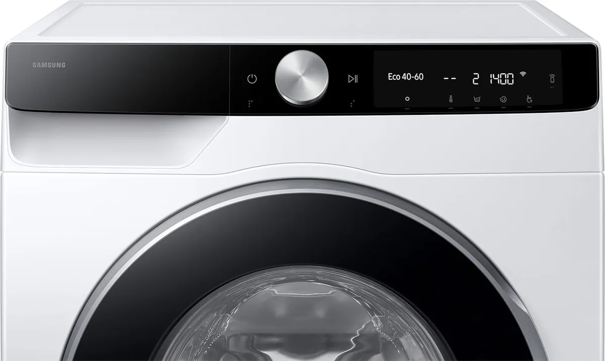 Samsung 6000 Serie WW90DG6U85LK Wasmachine 9kg - Wit - afbeelding 6 van 6