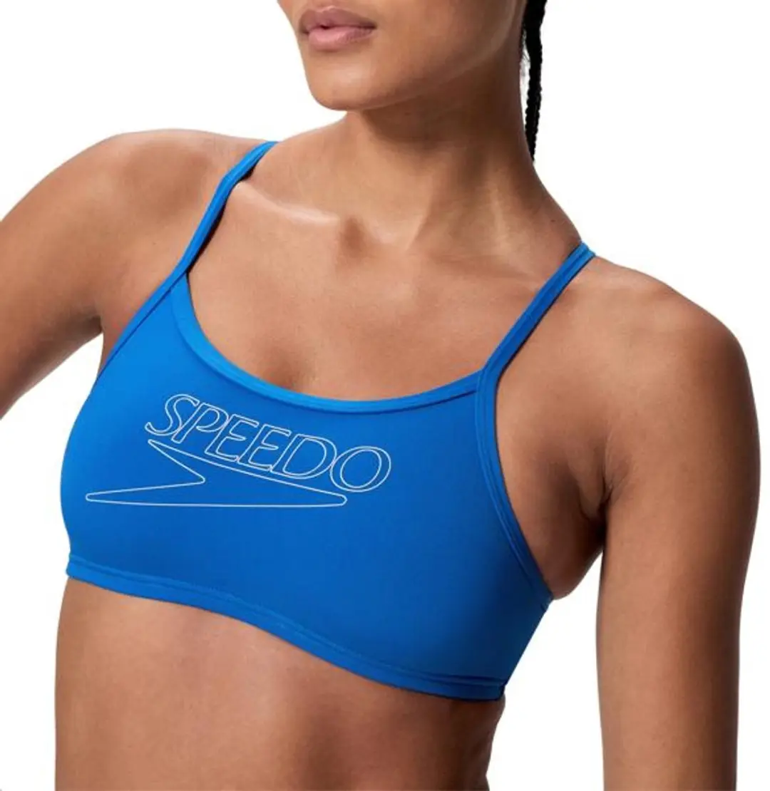 Speedo Endurance Logo Dames Bikini - Blauw/Wit - One Size