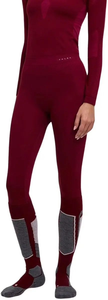 Falke Warm Thermobroek Dames XS - Donkerrood