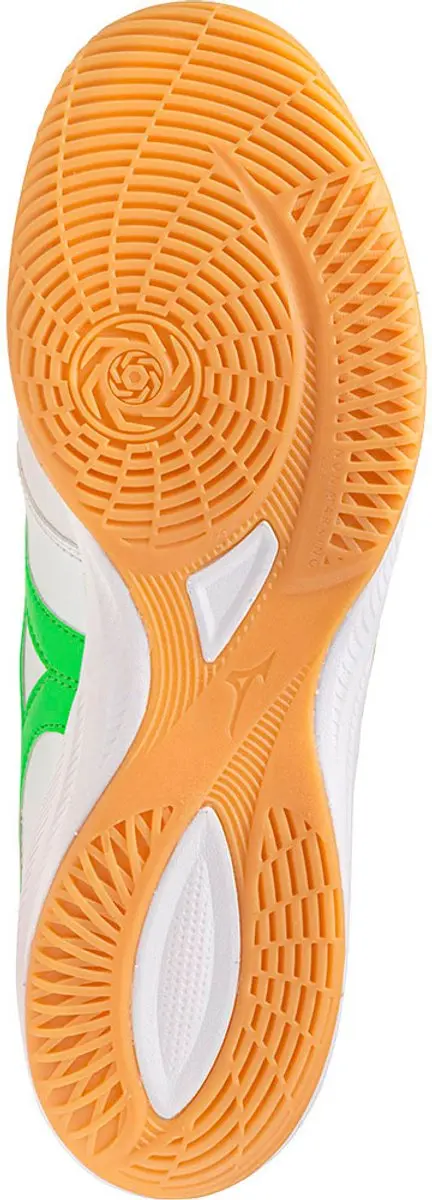 Mizuno Morelia Sala Pro Zaalschoenen 45 - Wit/Neon Green/Galaxy Silver