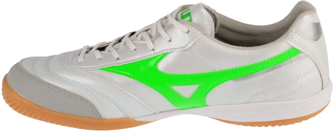 Mizuno Morelia Sala Pro Zaalschoenen 45 - Wit/Neon Green/Galaxy Silver