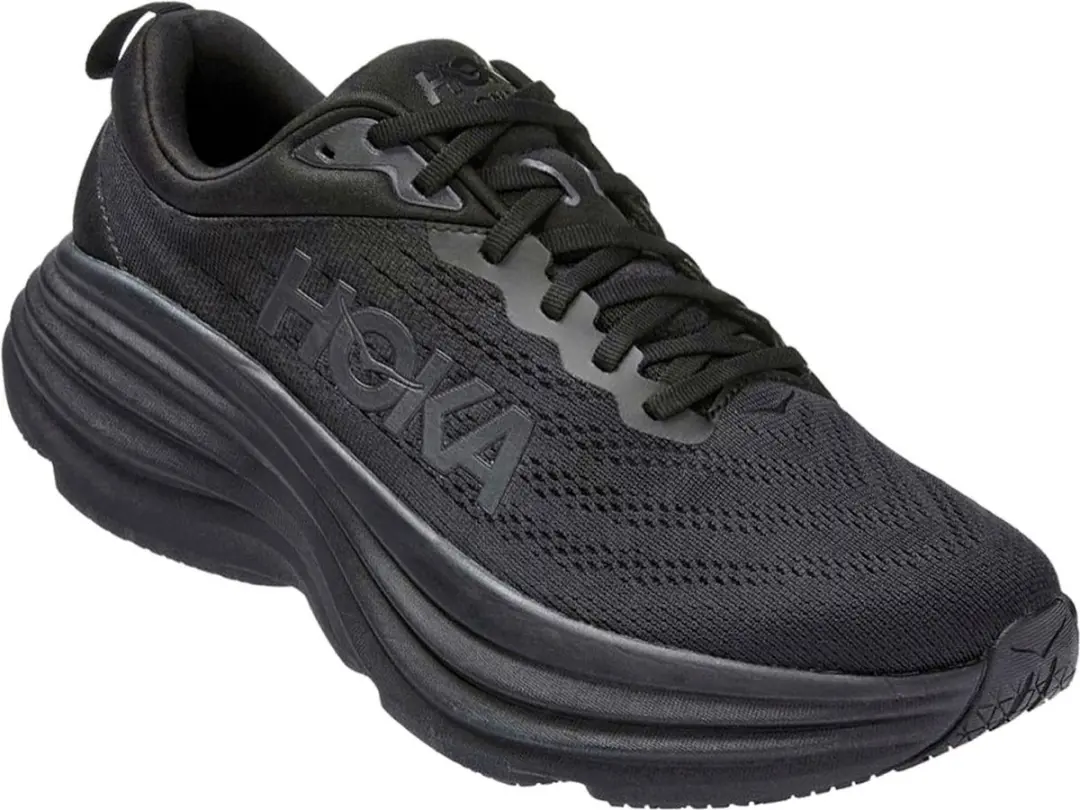 Hoka Bondi 8 Hardloopschoenen Heren - 42 - Zwart