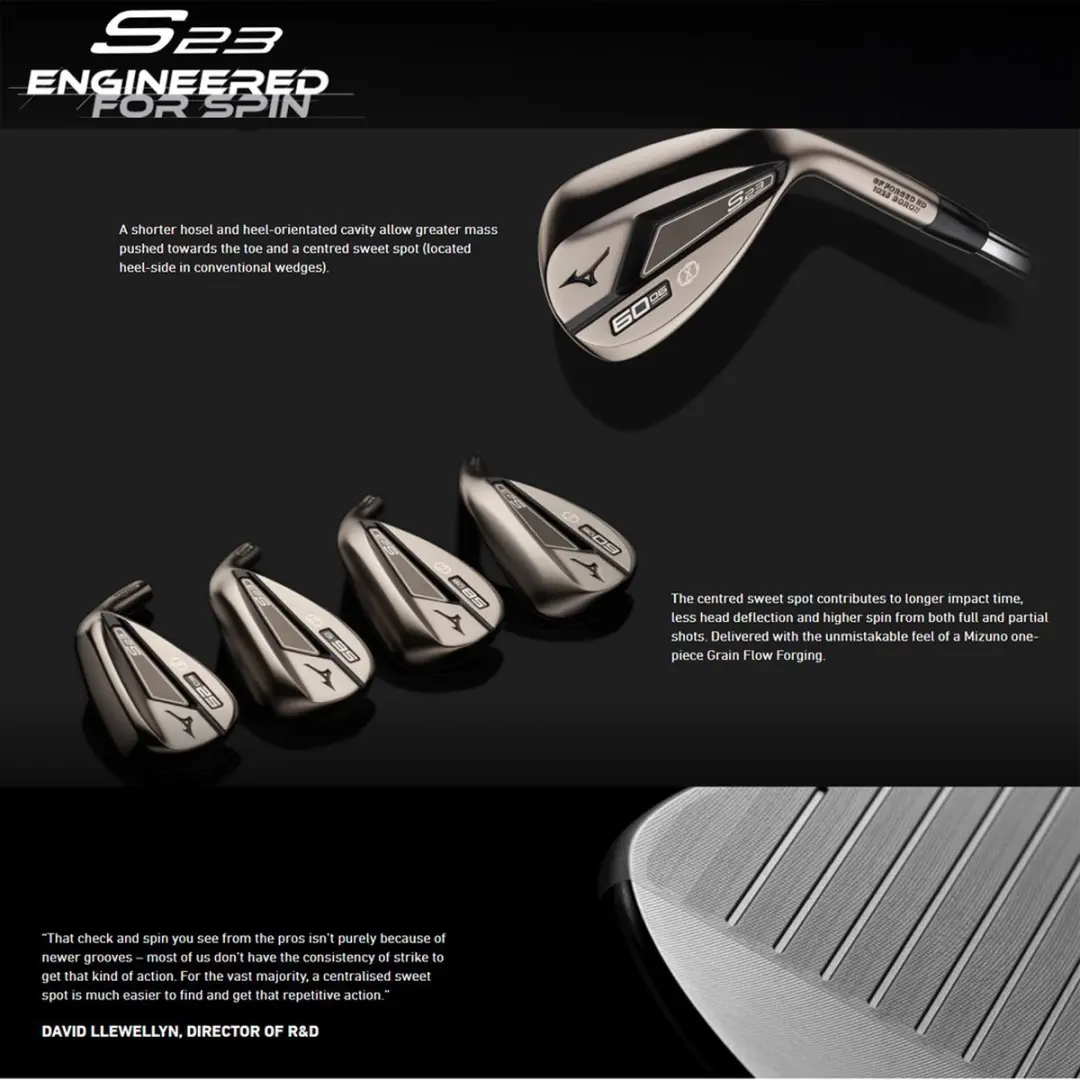 Mizuno S23 White Satin Wedge - 58° Loft - Rechtshandig - afbeelding 6 van 6