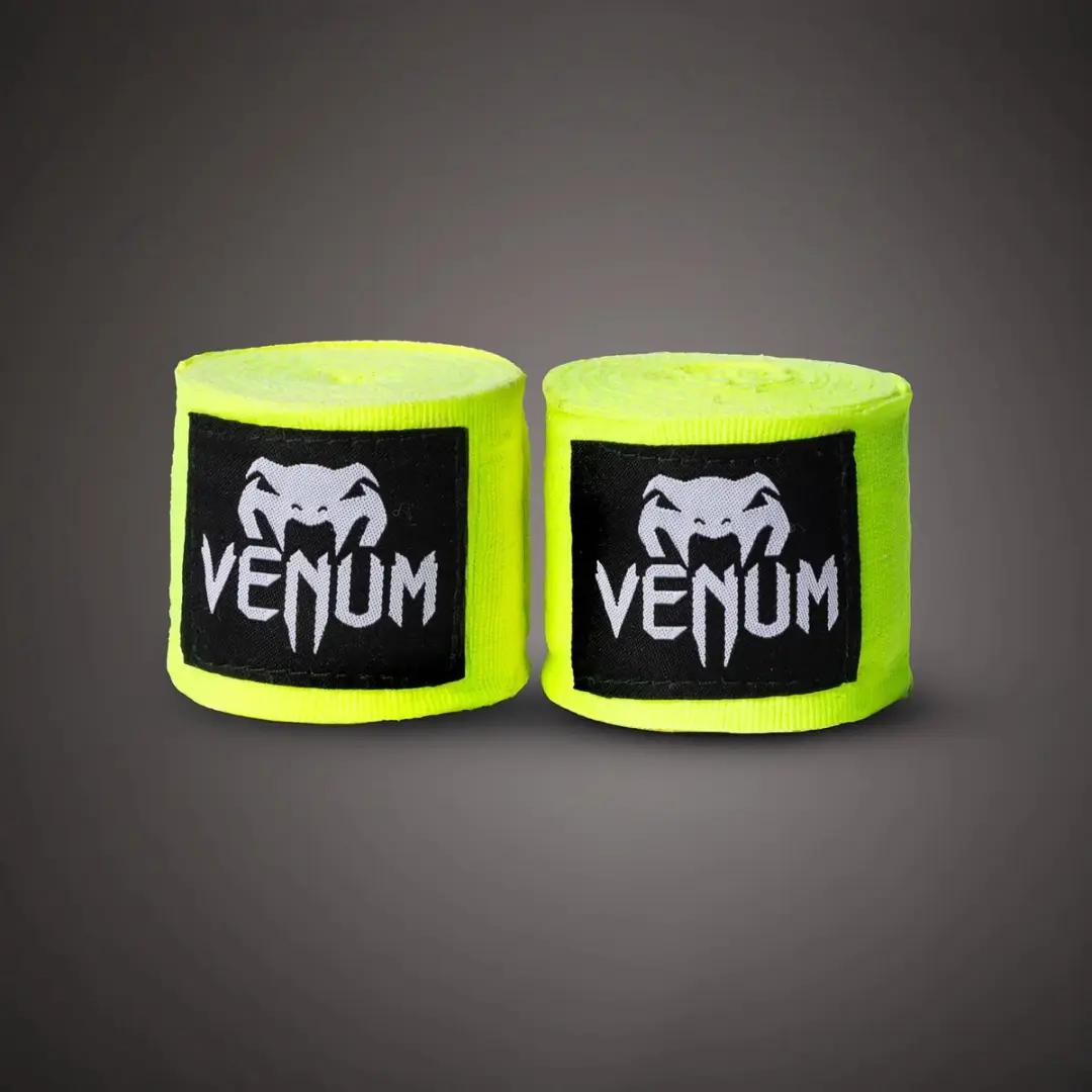 Venum Neon Gele Bandages 4m - Hand Wraps