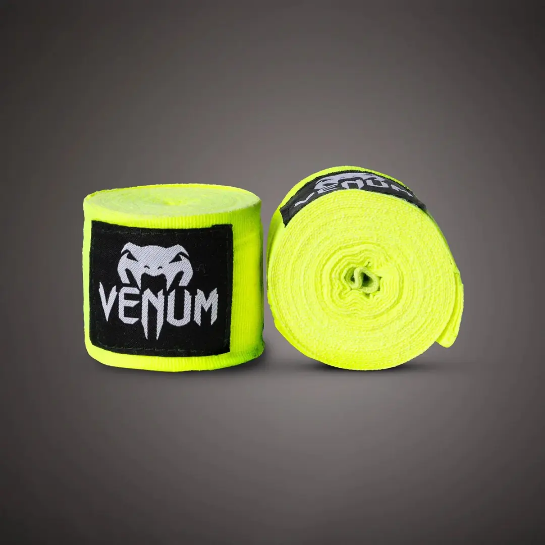 Venum Neon Gele Bandages 4m