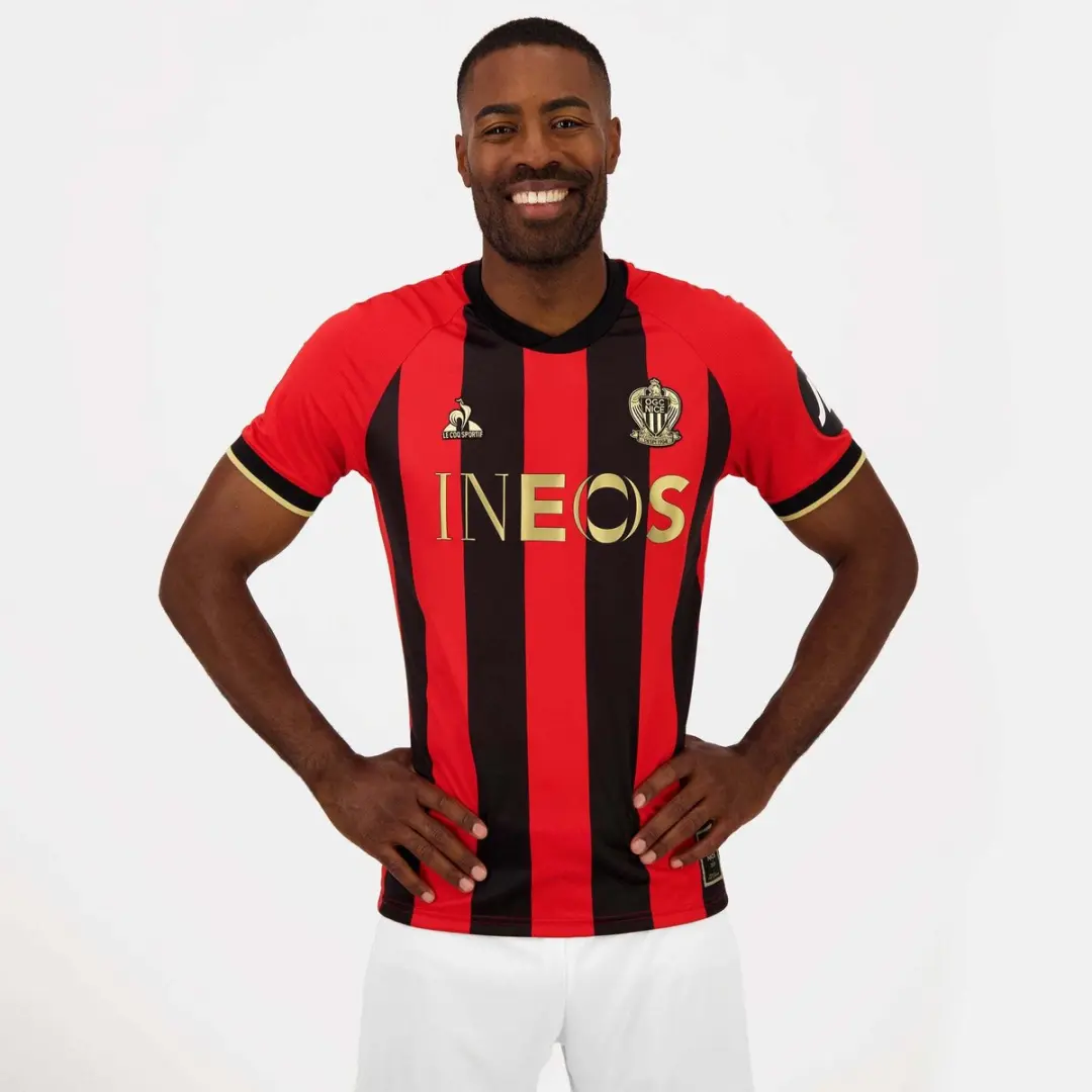 Le Coq Sportif OGC Nice Trainingsshirt 2024/2025 - M - Rood/Zwart