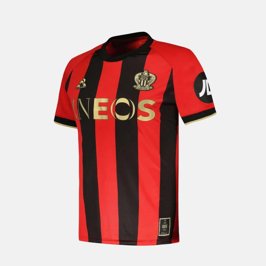 Le Coq Sportif OGC Nice Trainingsshirt 2024/2025 - M - Rood/Zwart