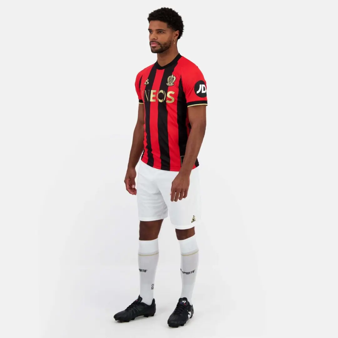 Le Coq Sportif OGC Nice Trainingsshirt 2024/2025 - M - Rood/Zwart