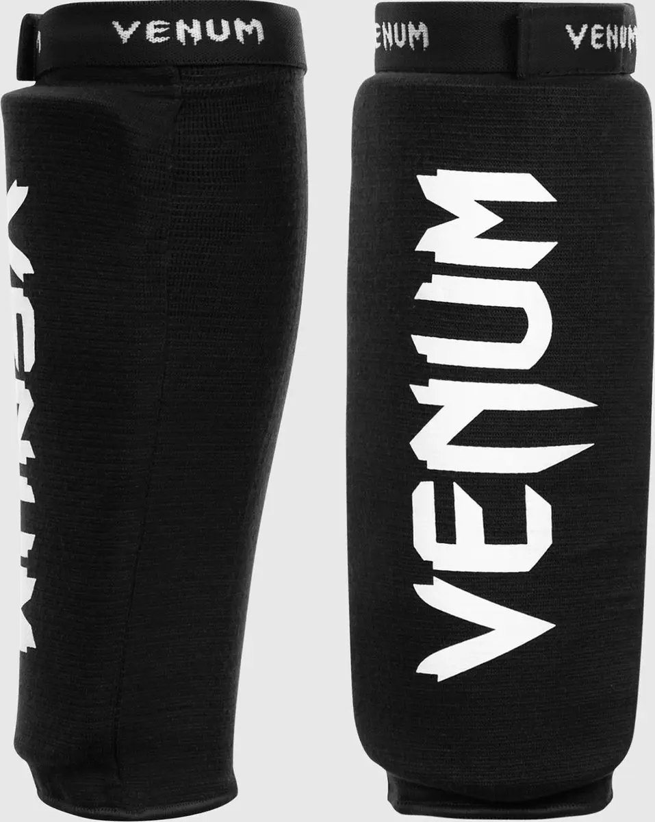 Venum Kontact Scheenbeschermers Zwart/Wit - S