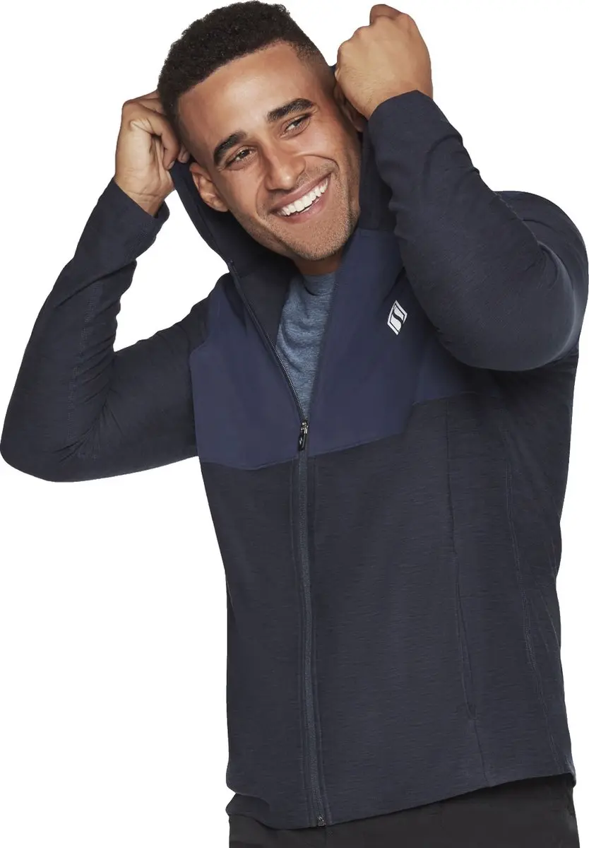 Skechers Ultra Go Lite MJA268-NVY Full Zip Hoodie - Marineblauw