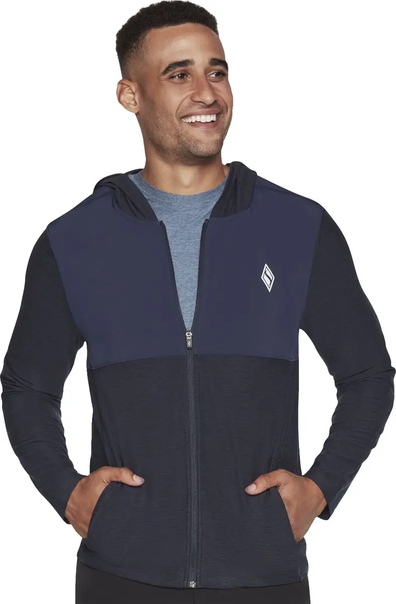 Skechers Ultra Go Lite MJA268-NVY Full Zip Hoodie