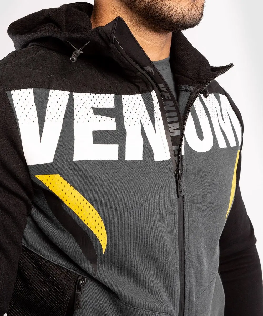Venum ONE FC Impact Hoody - Grijs/Geel S - afbeelding 3 van 6