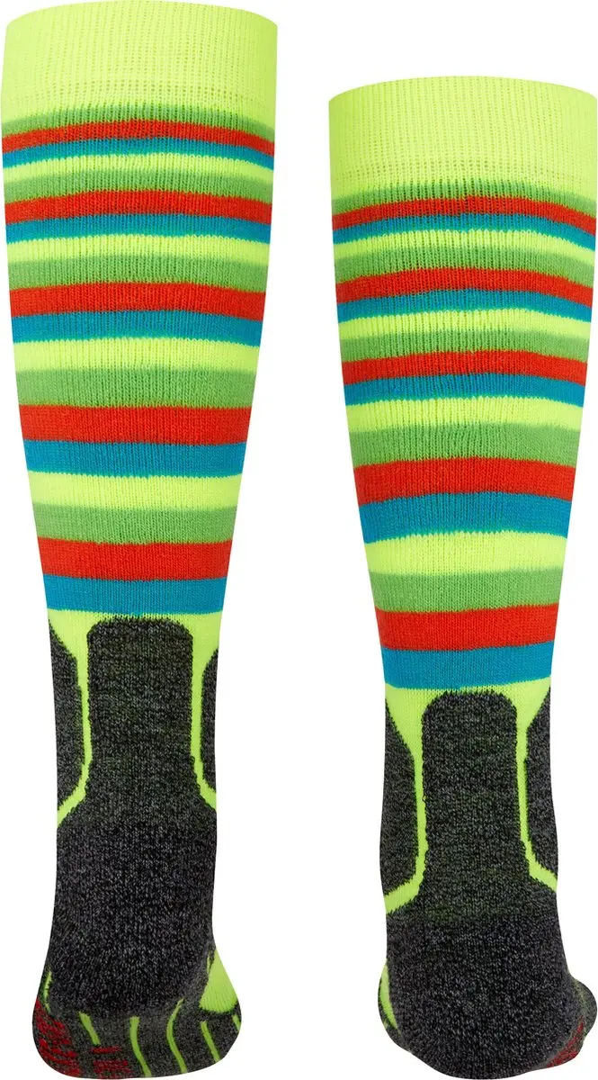 Falke SK2 Stripes Skisokken - Kinderen 31-34 - Geel