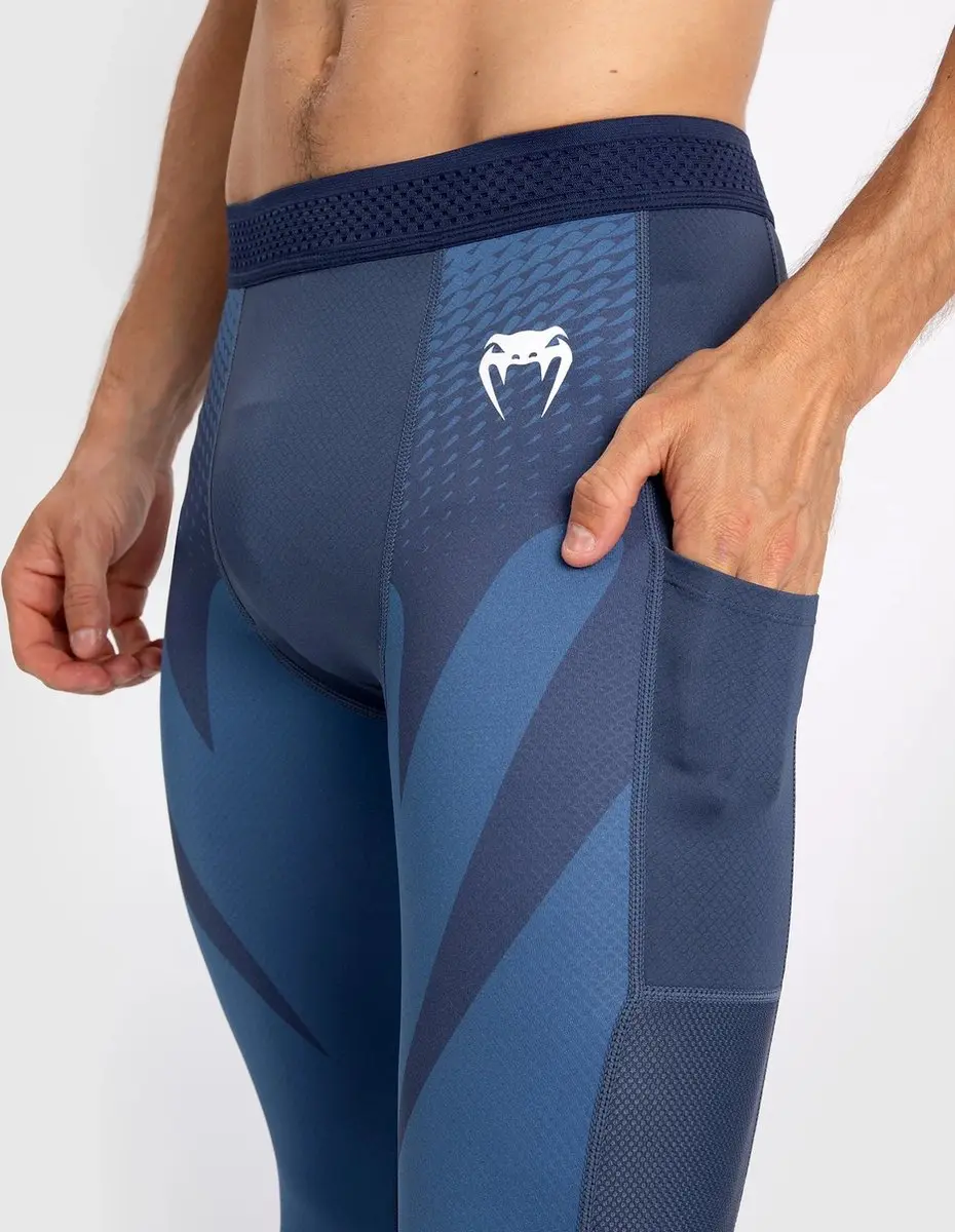 Venum Attack Compressiebroek Spats - Maat M - Navy Blue